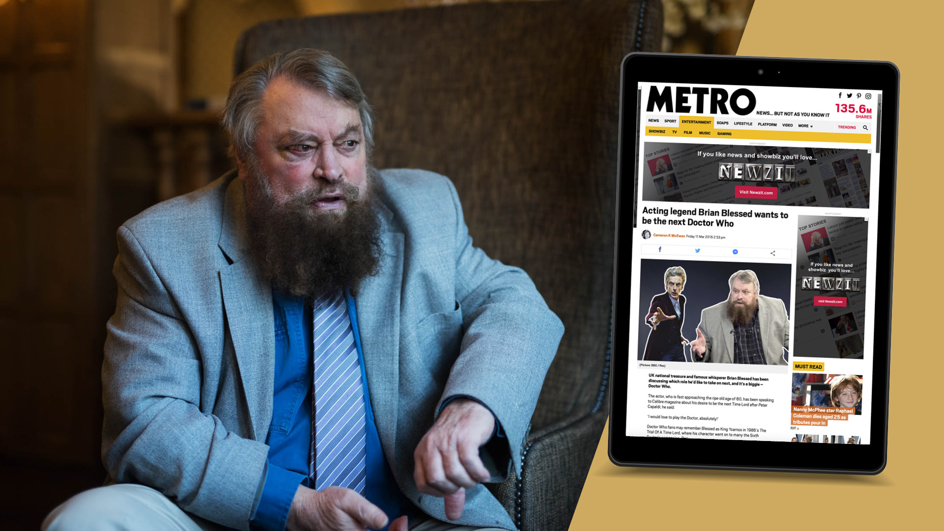 CALIBRE Goes Global With Brian Blessed and Doctor Who