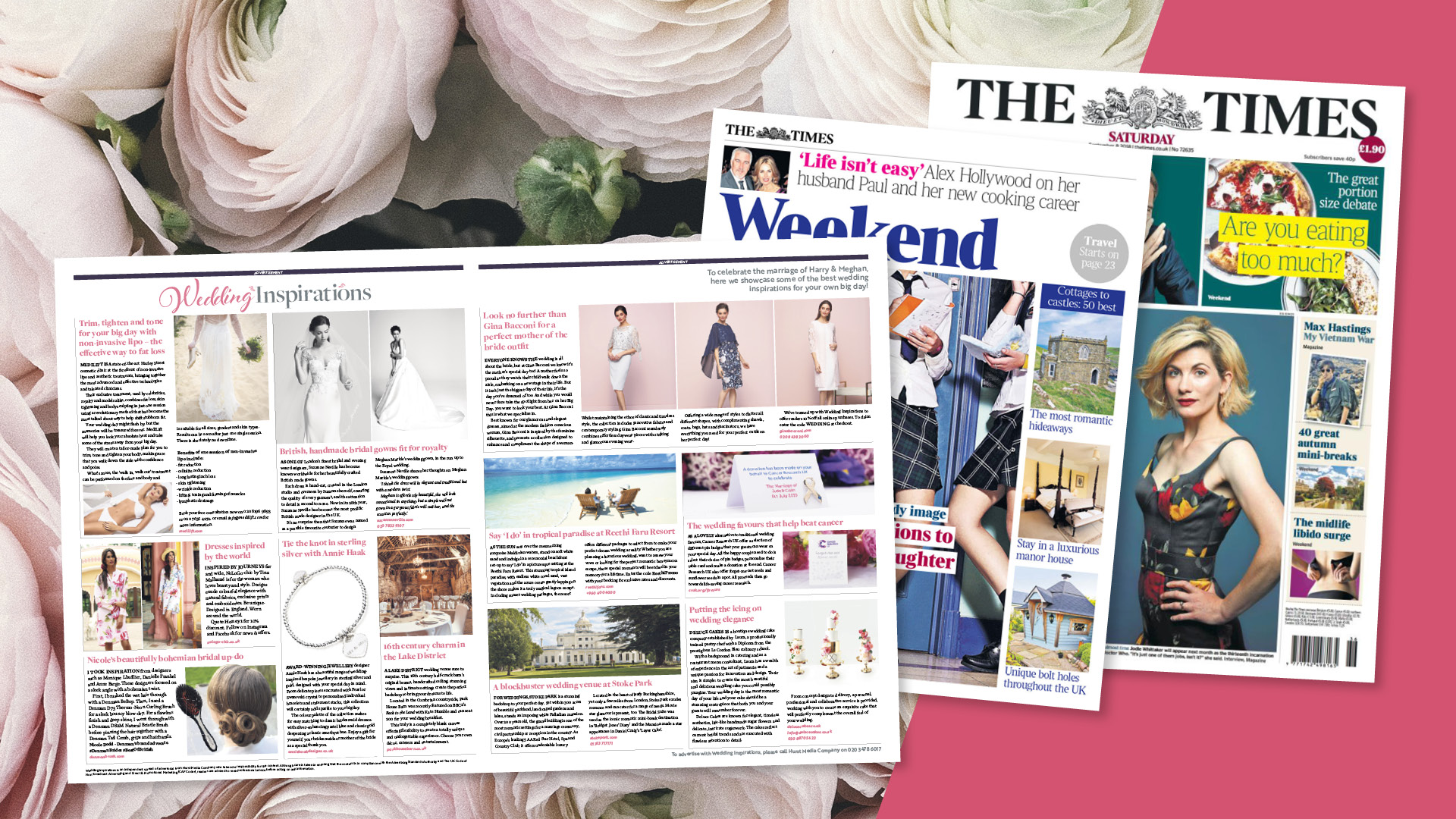 Wedding Inspirations published with The Times