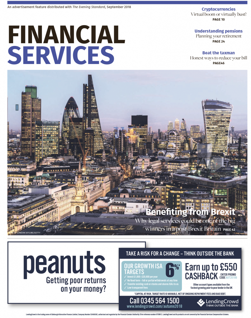 Financial Services Distributed With The Evening Standard Free