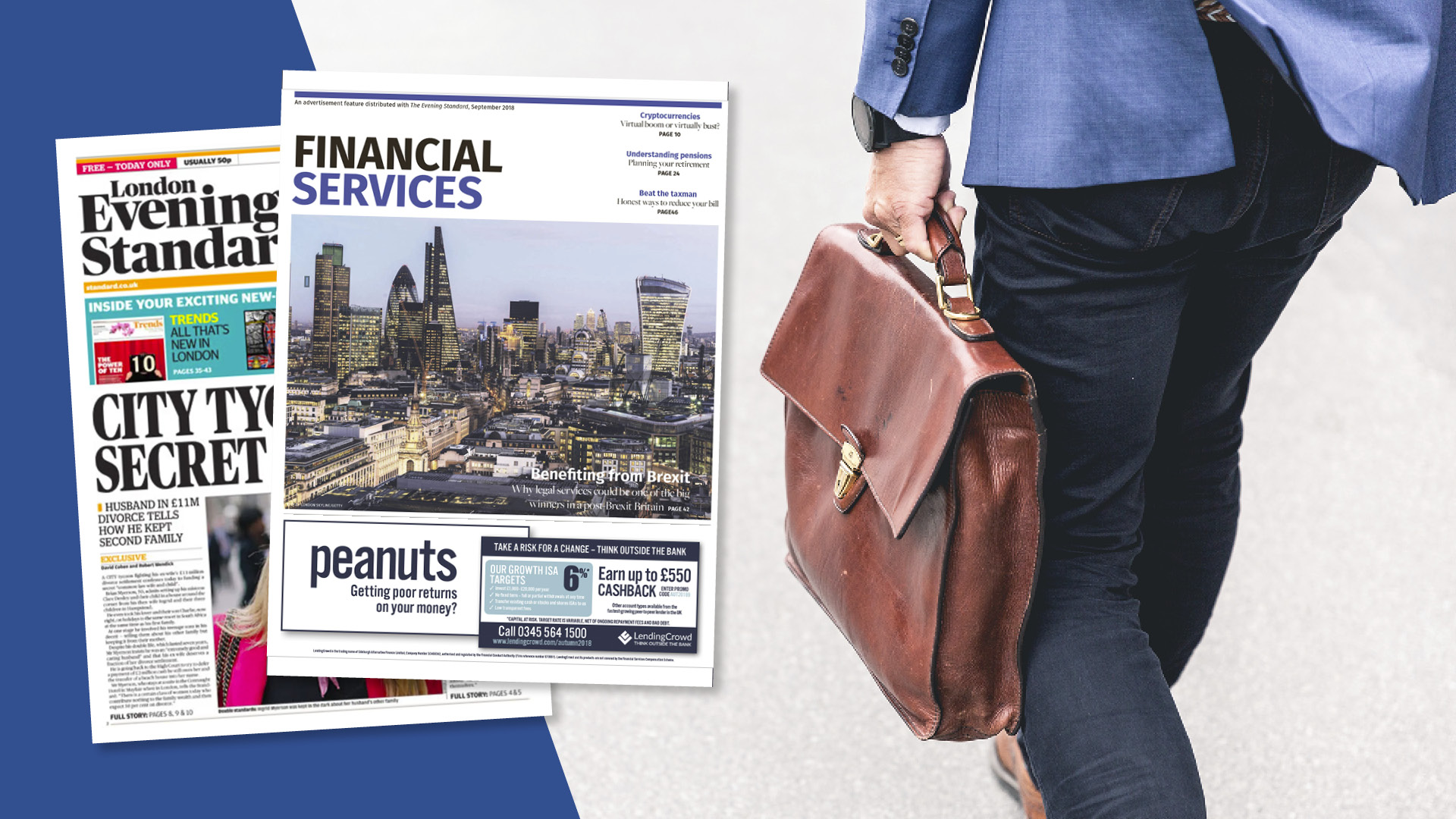 Financial Services distributed with The Evening Standard