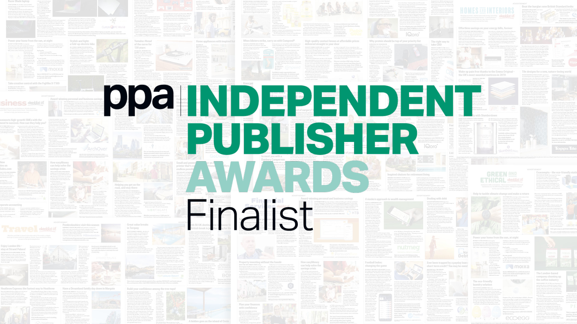 Independent Publishing Company of the Year and Best Team Award Finalists