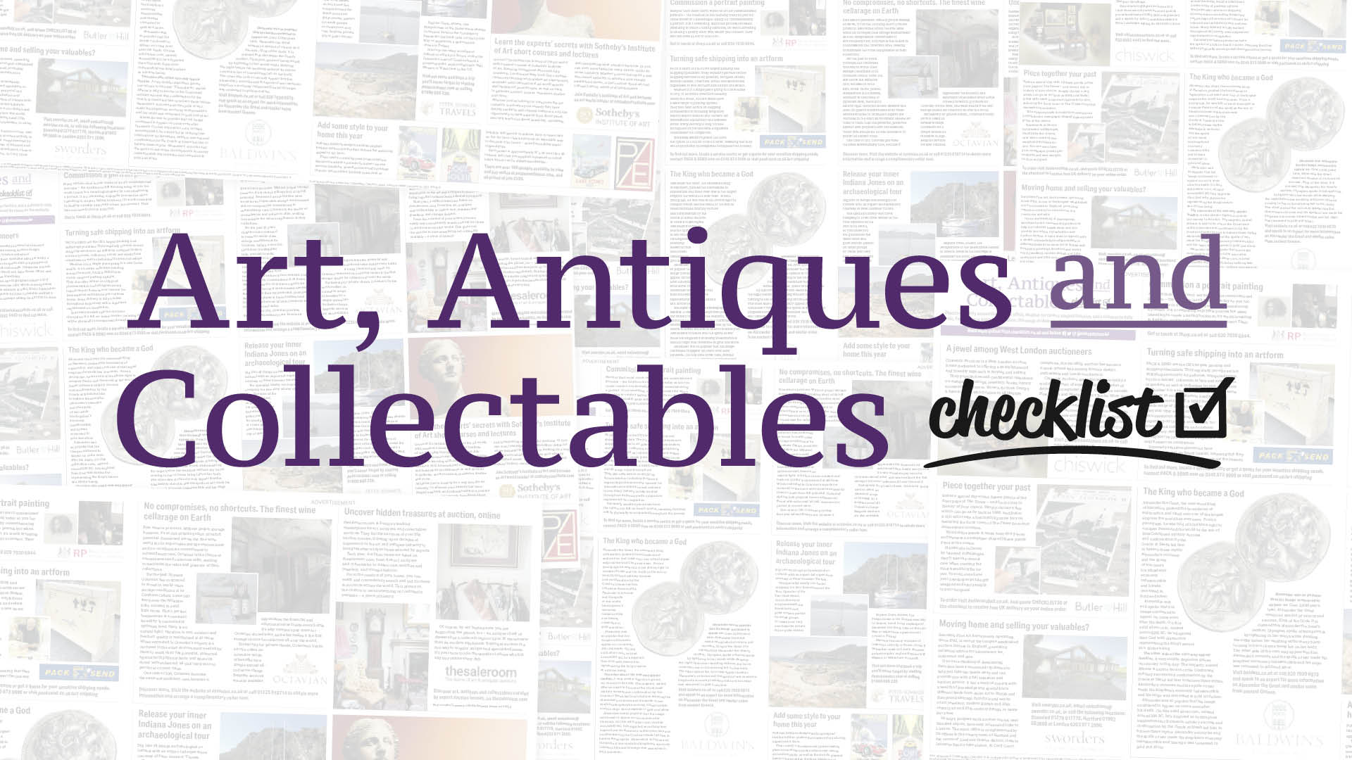 Arts, Antiques & Collectables
