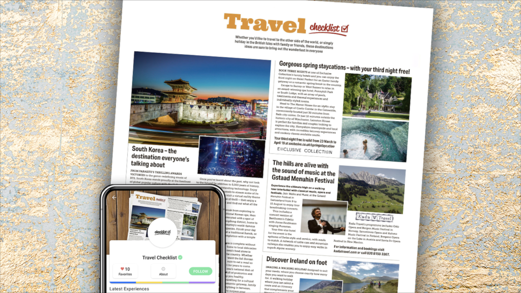 New leisure, hospitality, entertainment and travel mobile app opportunity