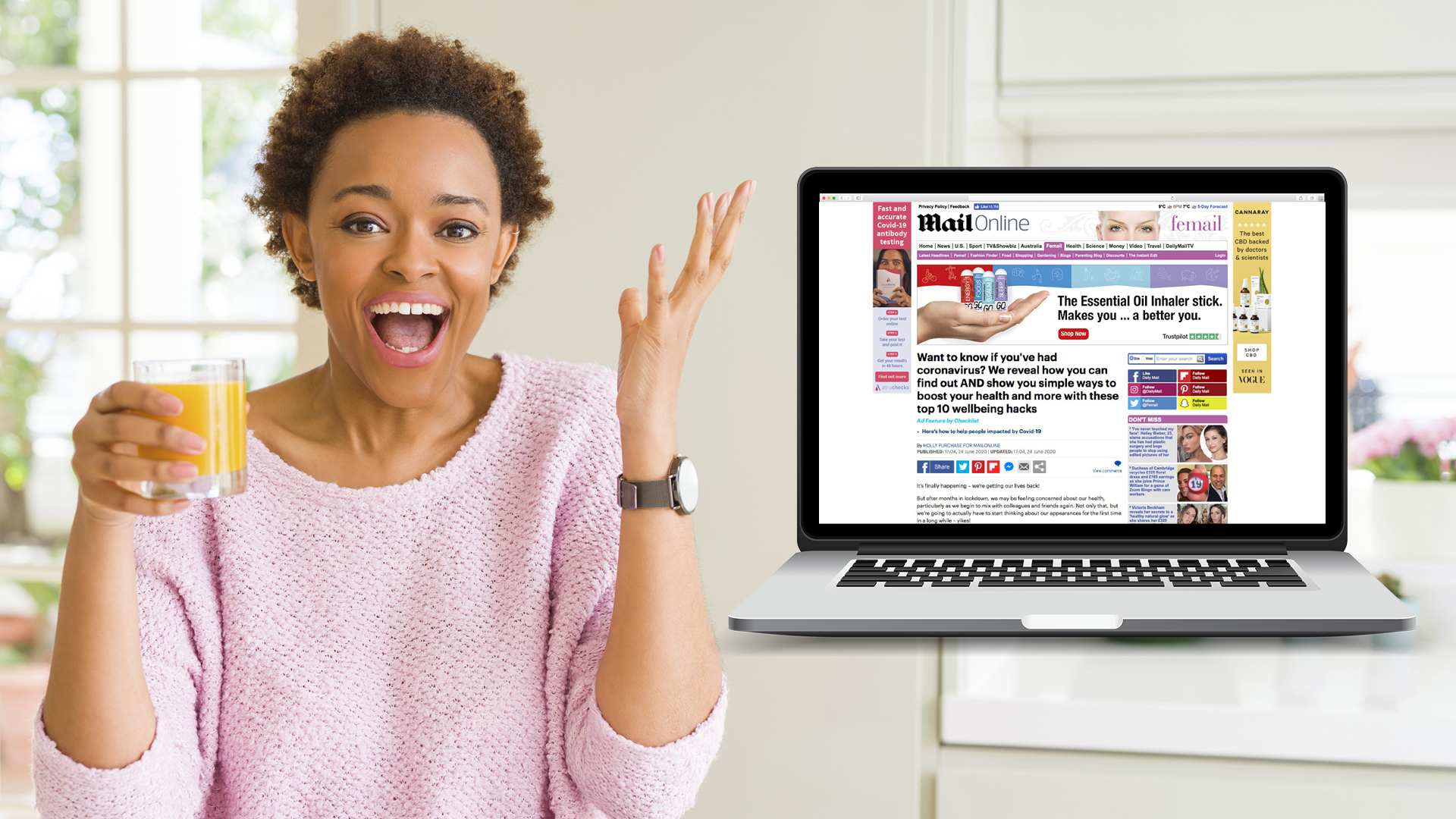 Latest MailOnline feature will inspire your health and beauty goals