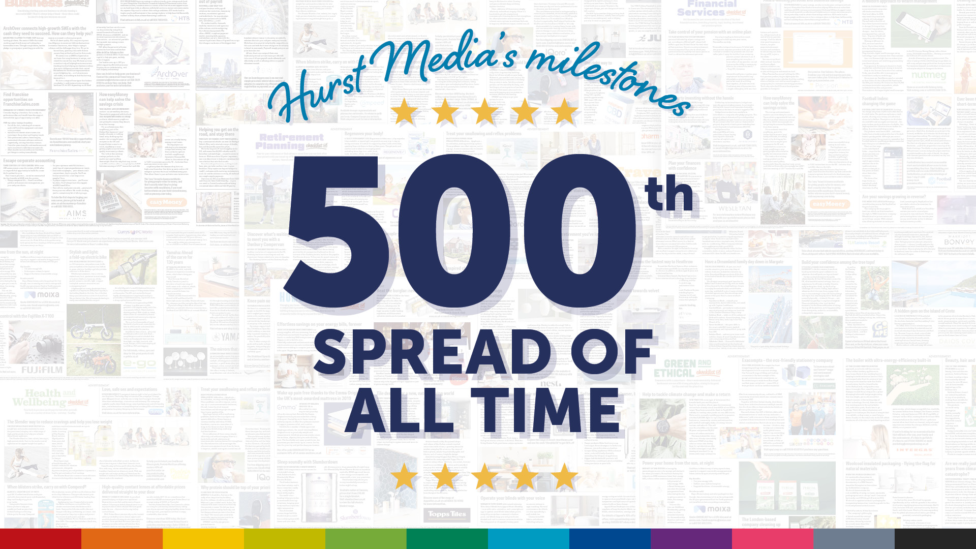 The Times Publishes Hurst’s 500th spread
