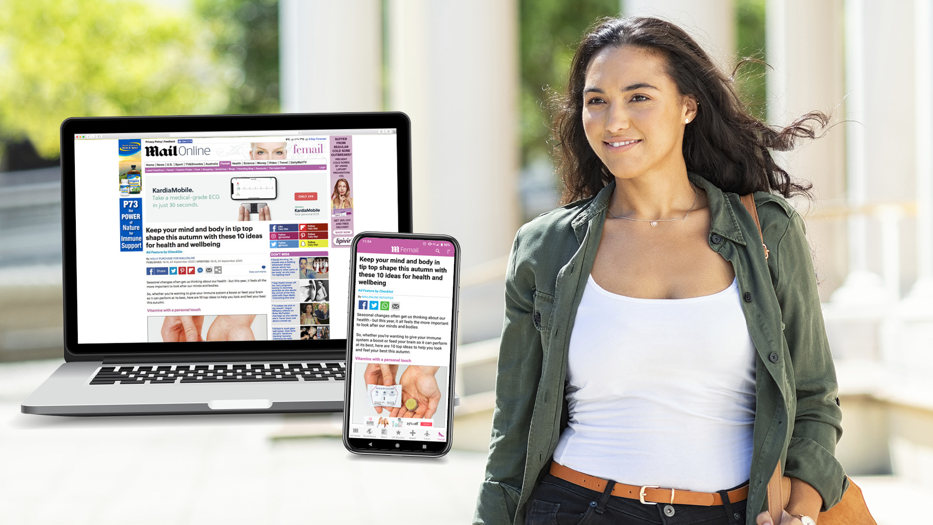 Health and Wellbeing inspiration in new MailOnline feature