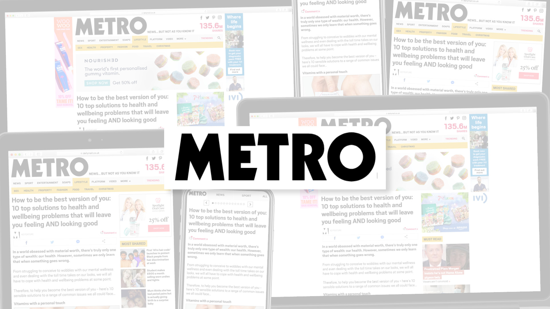 Metro.co.uk Banner Packages