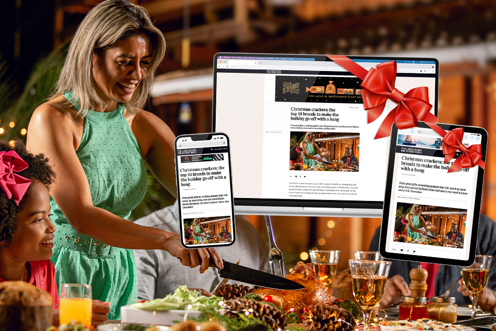 Celebrate Christmas in style with the Times Online and Sun Online
