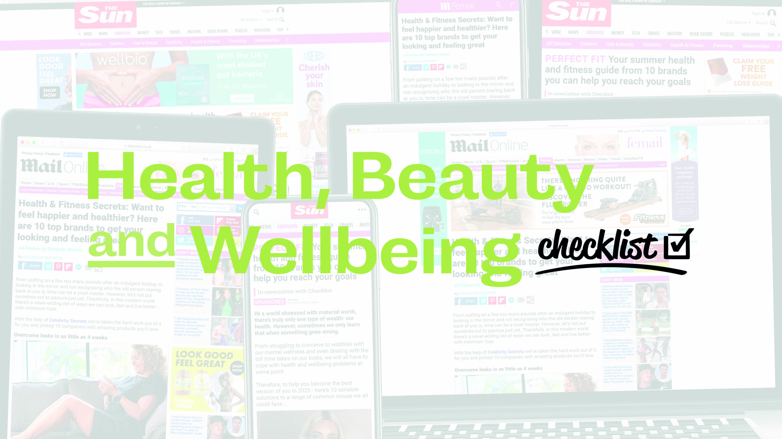 Health, Beauty & Wellbeing